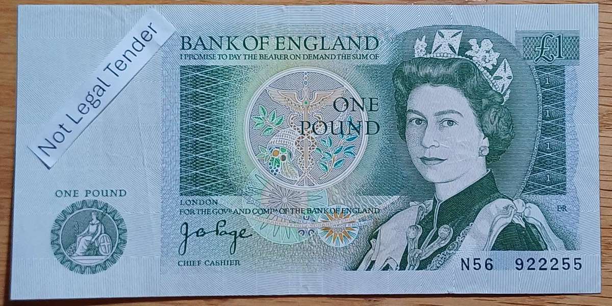 Bank of England One Pound