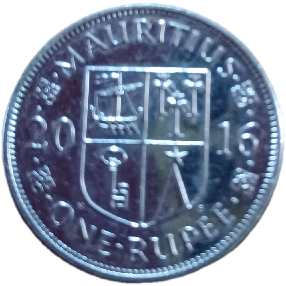 2016 Mauritius One Rupee
