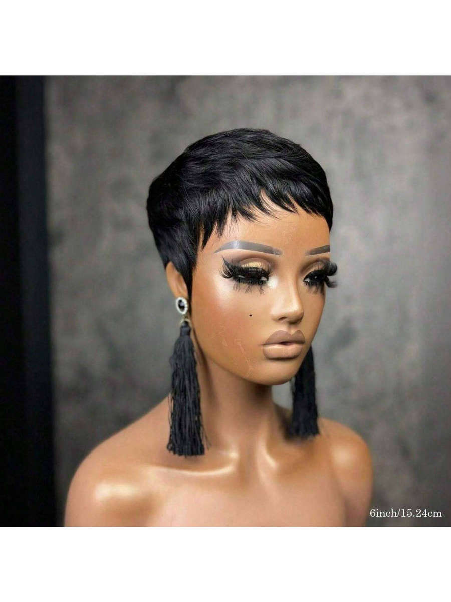 Pixie cut wig