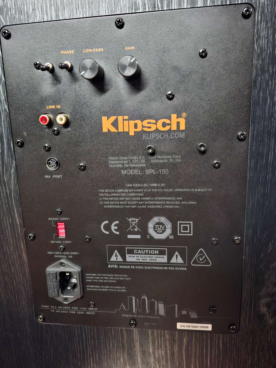 Klipsch SPL-150 Subwoofer