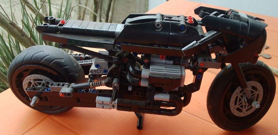 Lego Motorbike- already put together- can be taken apart as well