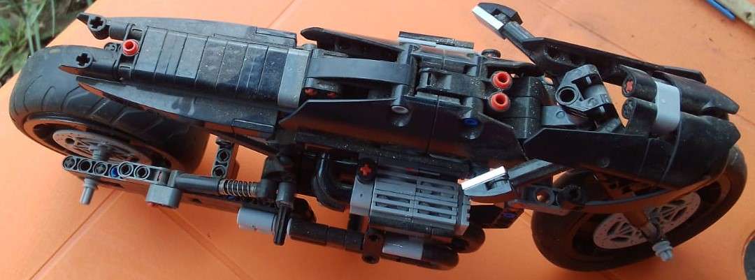 Lego Motorbike- already put together- can be taken apart as well