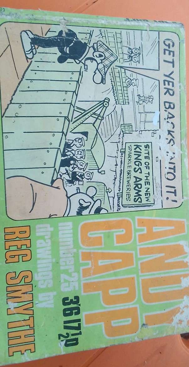 6x original vintage Andy Capp books