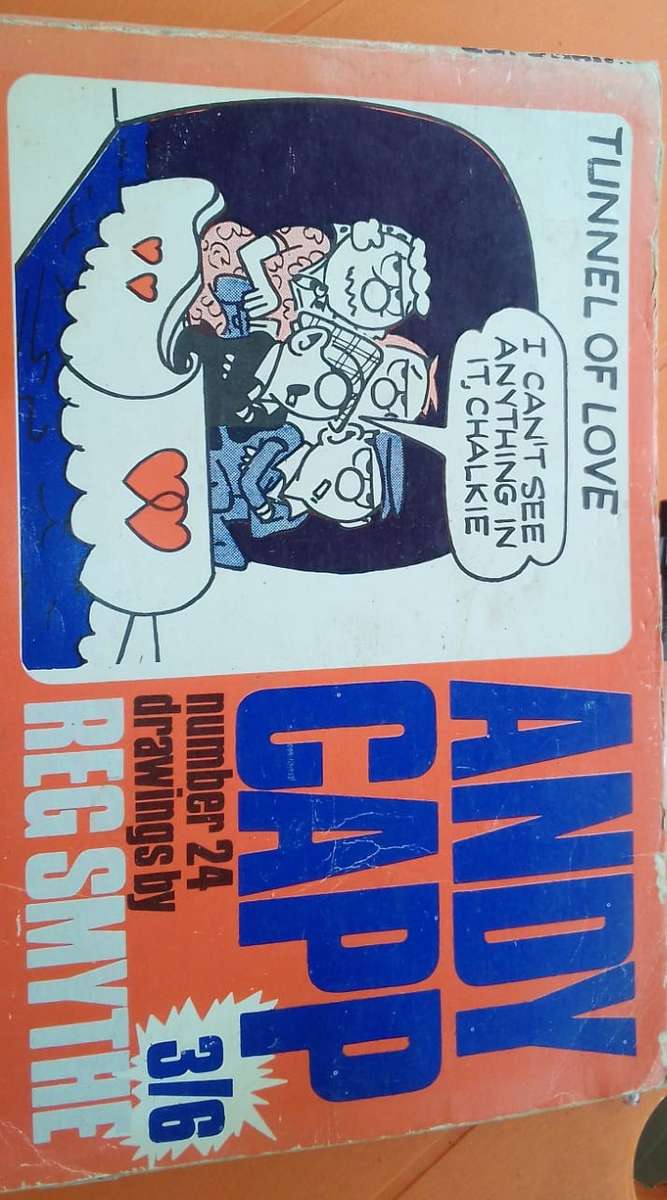 6x original vintage Andy Capp books