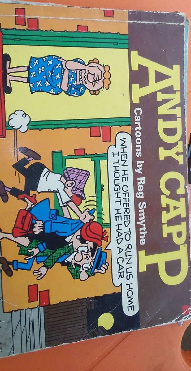 6x original vintage Andy Capp books