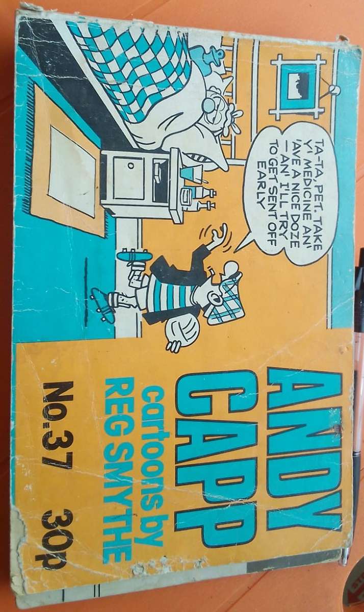 6x original vintage Andy Capp books