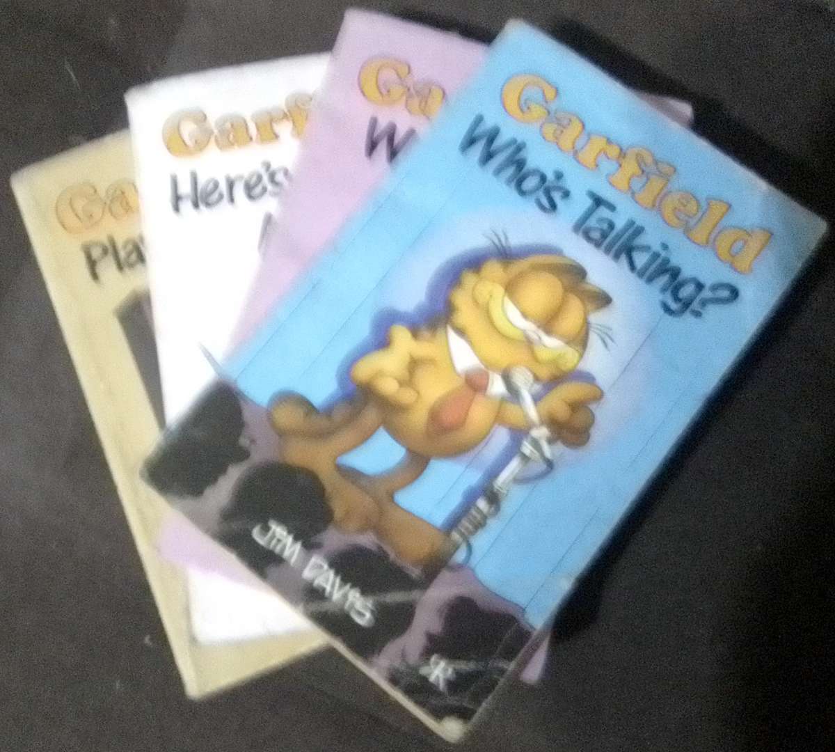 4x original vintage Garfield books