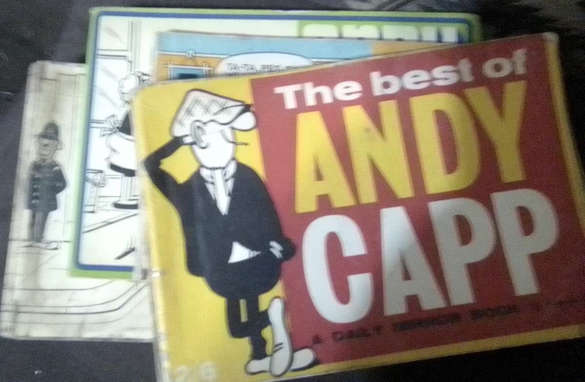 4x original vintage Andy Capp books