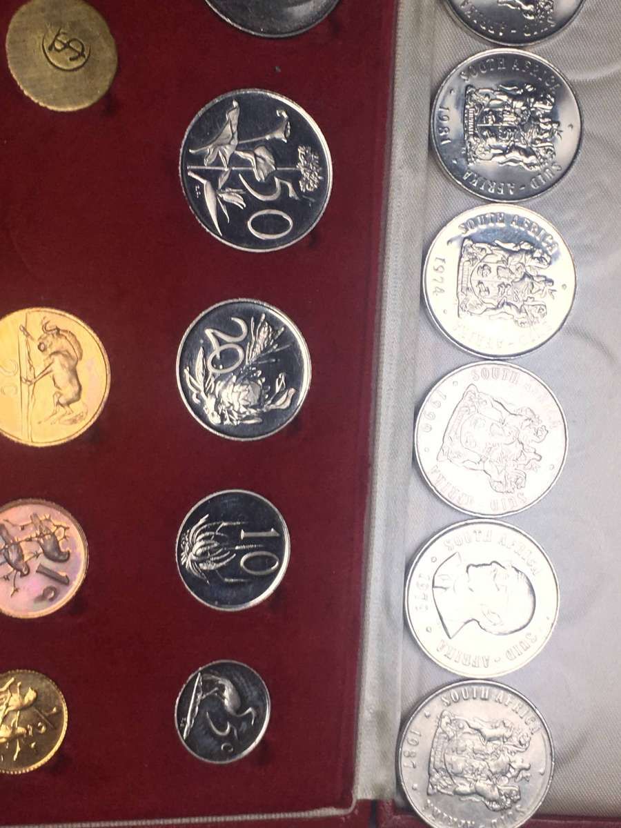 Massive Coin Collection  200+ South African Coins (Proofs, UNC, Errors, Commemoratives)