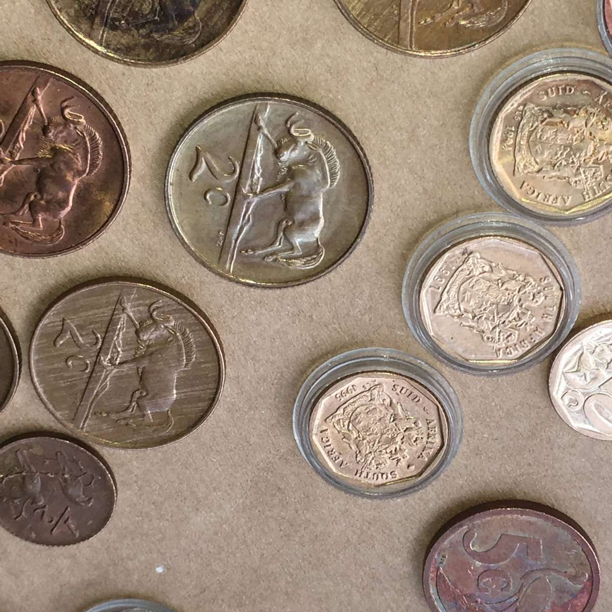 Massive Coin Collection  200+ South African Coins (Proofs, UNC, Errors, Commemoratives)