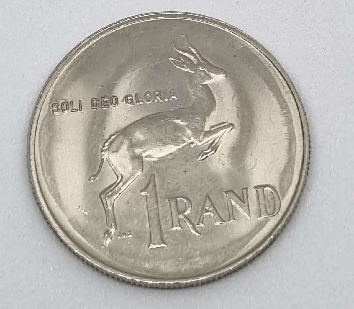 1990 SA 1 ZAR RAND Coin