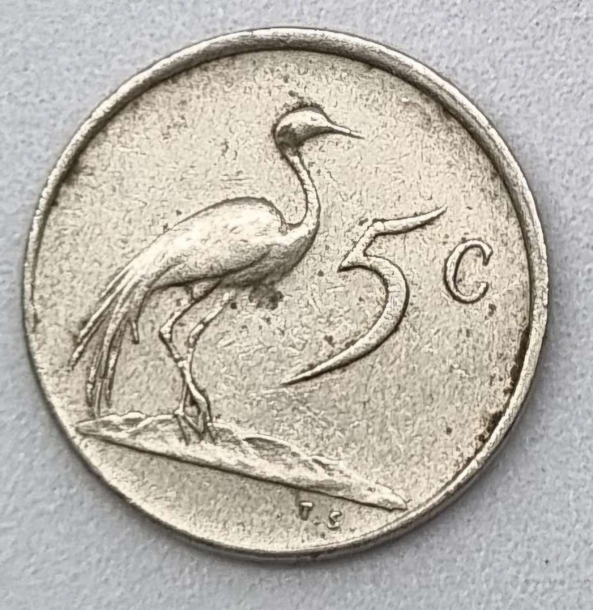 1978 South Africa 5c Coin