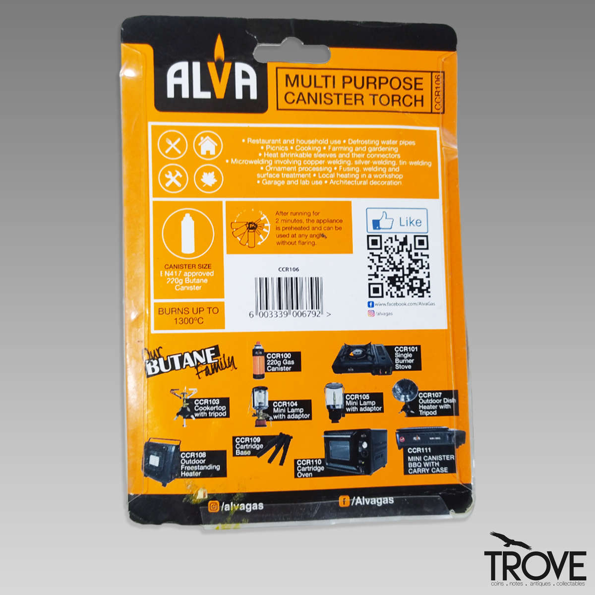 Alva Multi Purpose Canister Torch