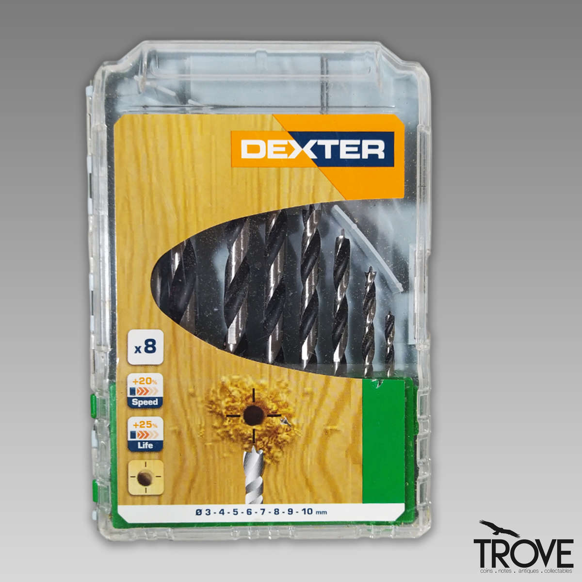 Dexter 8 Wood Drill Bits