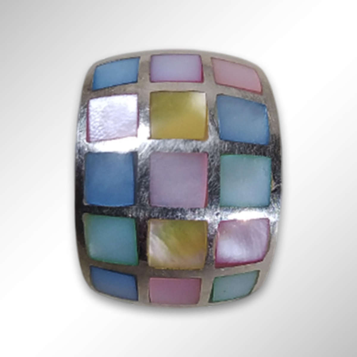 925 Sterling Silver Ring With Mother Of Pearl