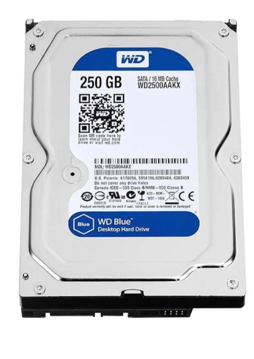 Western Digital HDD WD2500AAKX 250GB SATA 7200rpm 16MB Cache 3.5inch Hard Drive