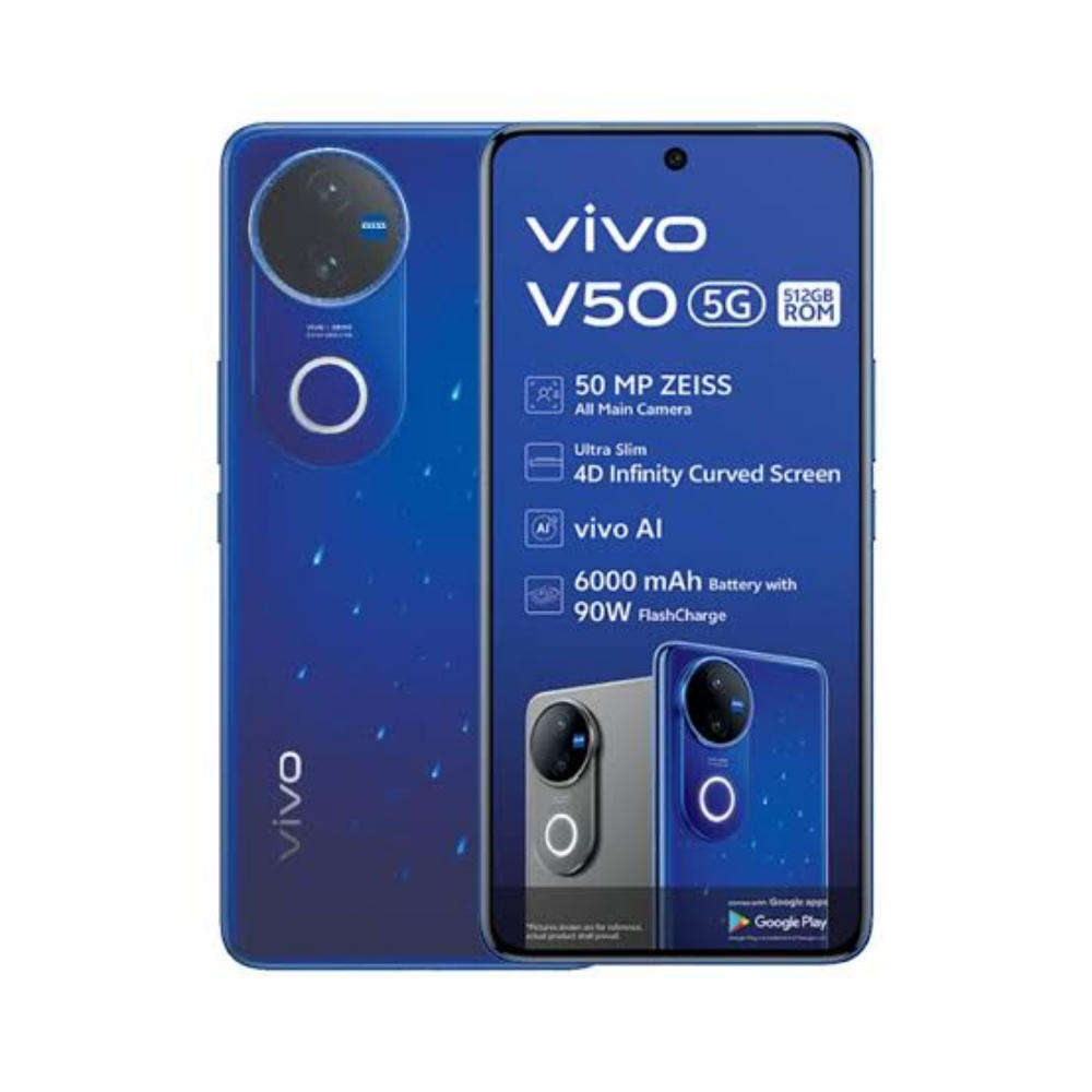 Vivo V50 5G 512GB Blue Dual Sim 3 Year Warranty