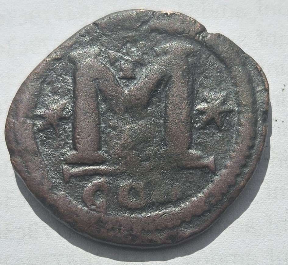 Early Byzantine copper coin (Very Rare - Read Description as it has all details of this coin)