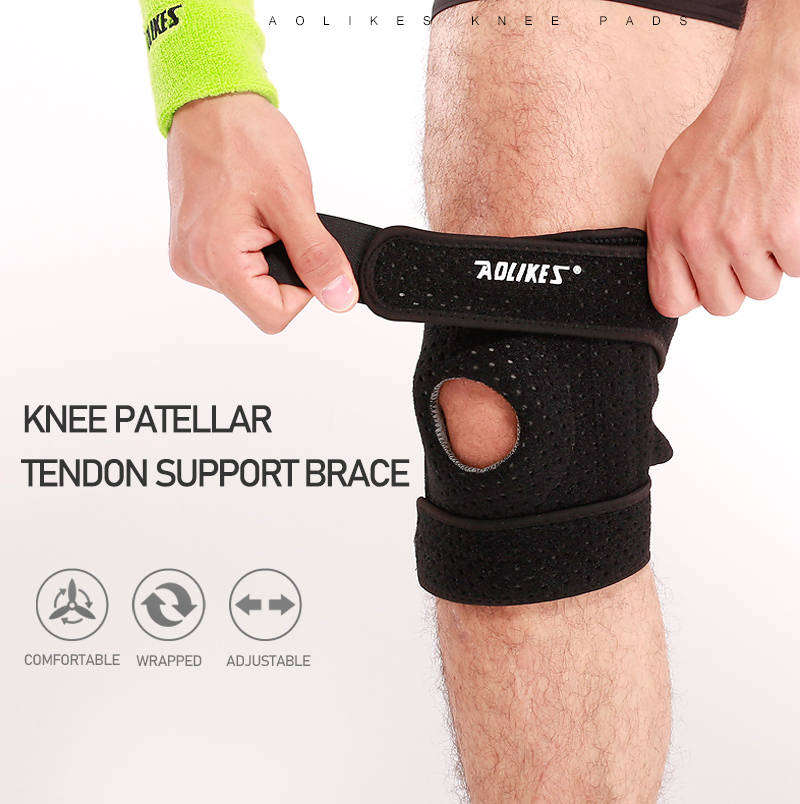 AOLIKES 1 Piece Adjustable Patella Knee Pads