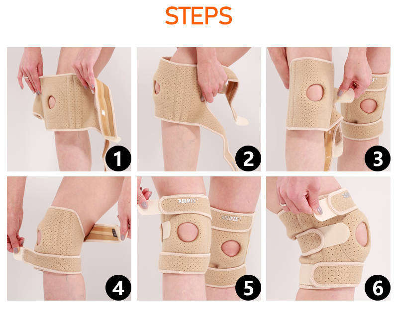 AOLIKES 1 Piece Adjustable Patella Knee Pads
