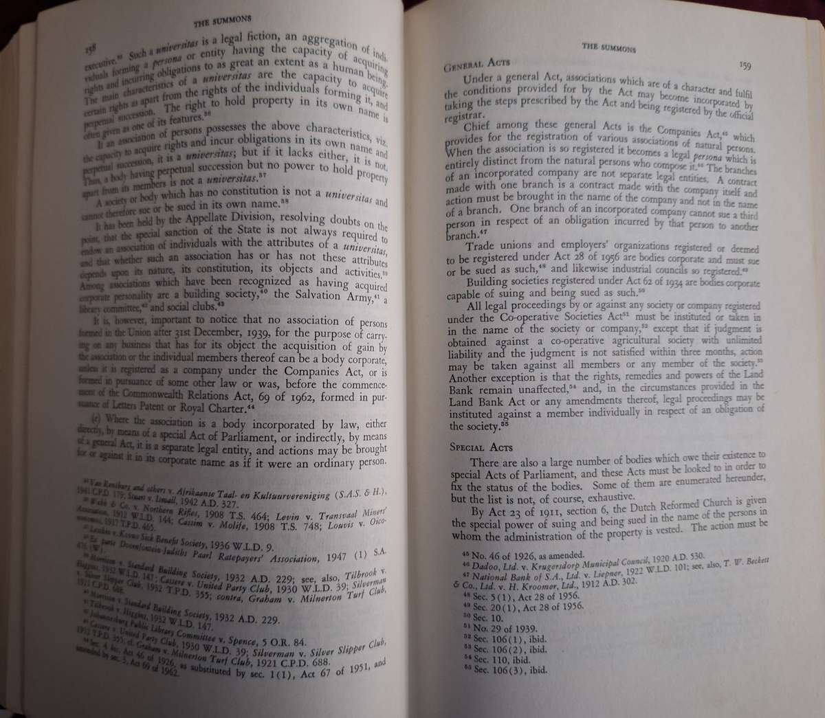 THE CIVIL PRACTICE of the SUPERIOR COURTS in SA 1966. Herbstein and van Winson