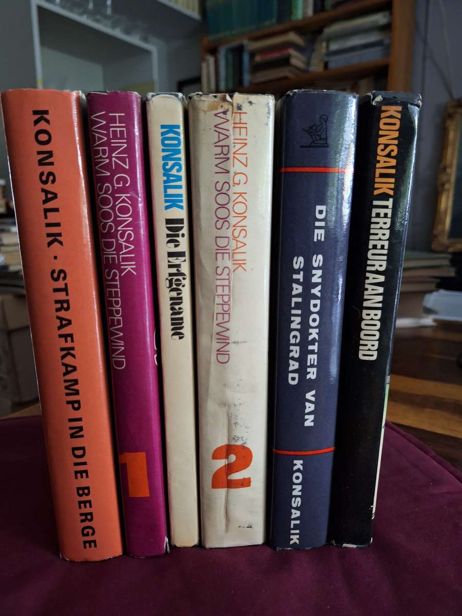 HEINZ G KONSALIK - 6 BOEKE- Ensemble-Afrikaans