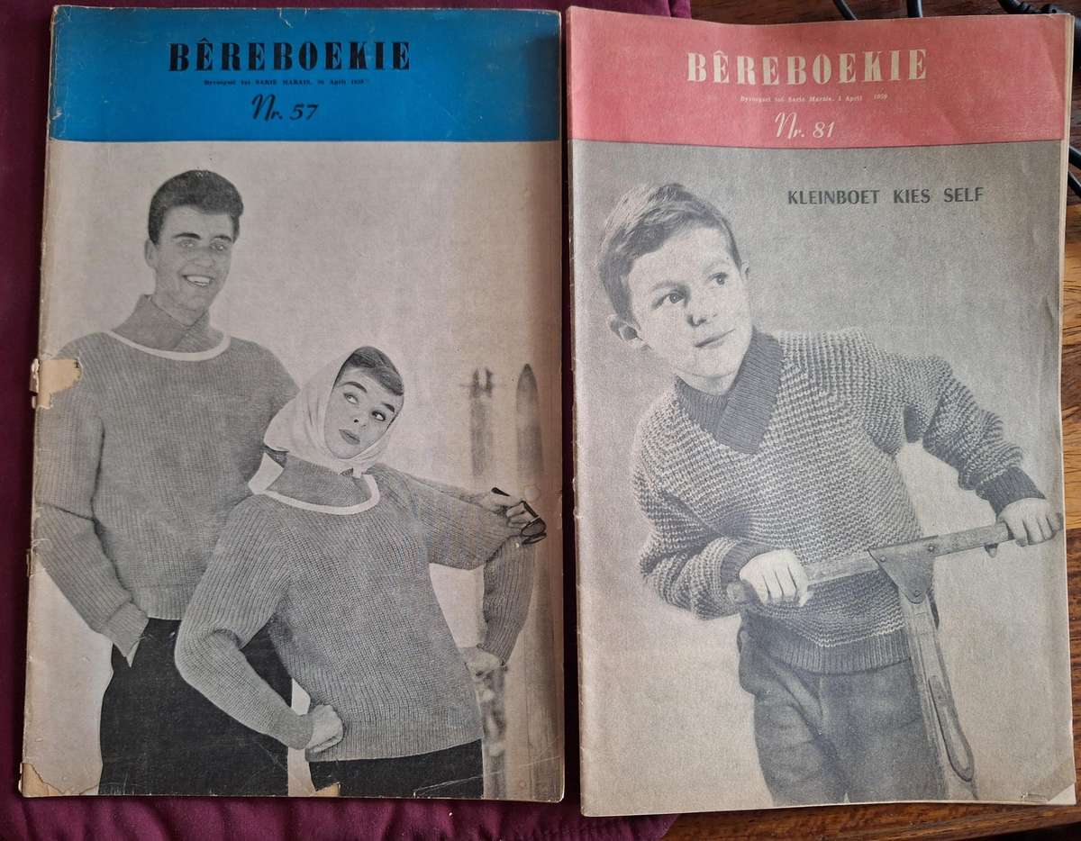 BEREBOEKIE nommers 57 and 81. Full of stories and recipies from yesteryear. Afrikaans Magazines.