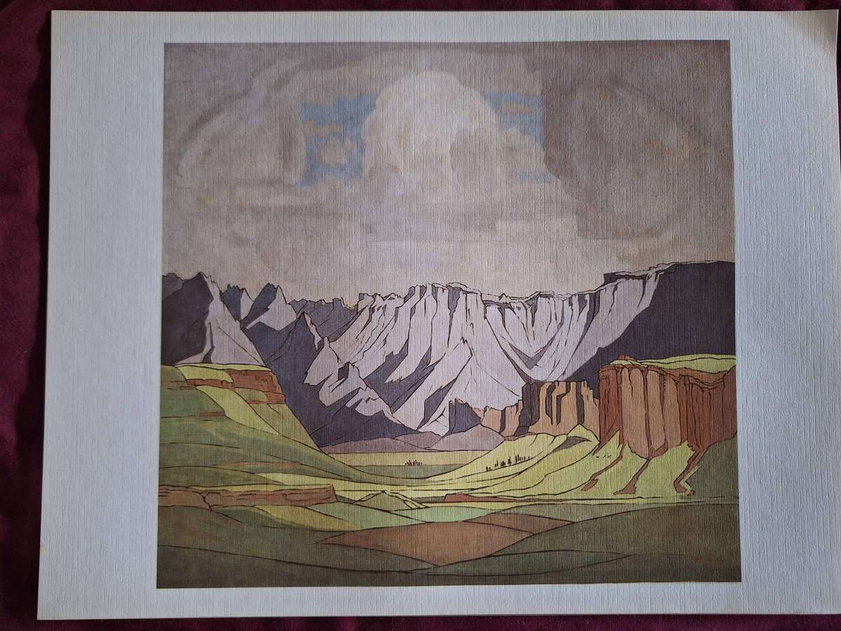 Set of 4/PIERNEEFSKILDERYE/Afdrukke met toestemming van Marita J Pierneef/ Limited - SAR collection.