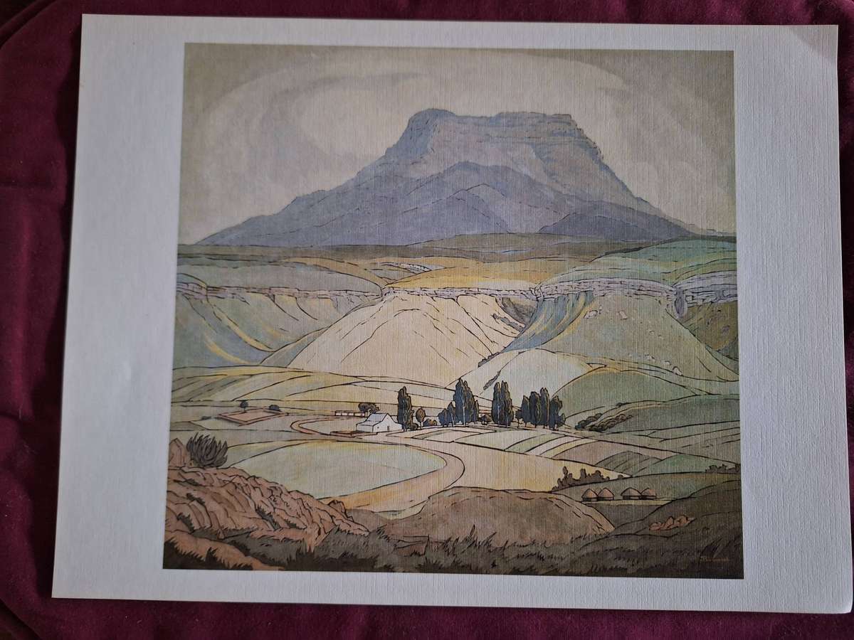 Set of 4/PIERNEEFSKILDERYE/Afdrukke met toestemming van Marita J Pierneef/ Limited - SAR collection.
