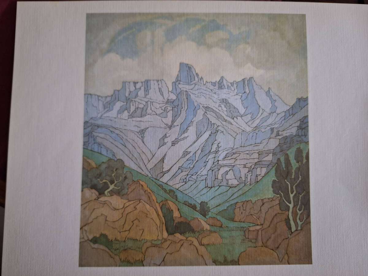 Set of 4/PIERNEEFSKILDERYE/Afdrukke met toestemming van Marita J Pierneef/ Limited - SAR collection.