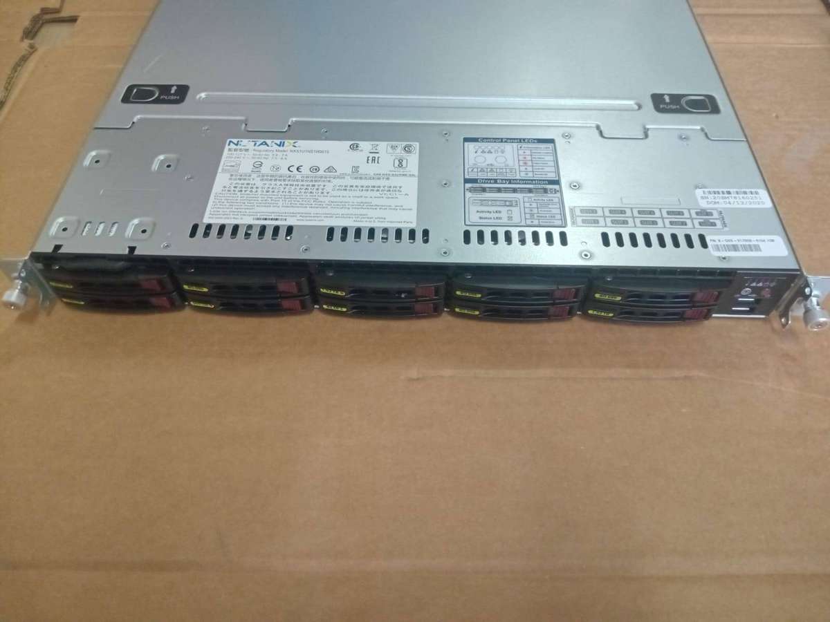 Nutanix Supermicro Enterprise Server | 2x Xeon Gold 6154 | 36 Cores | RAID 9361 | Rails | Warranty