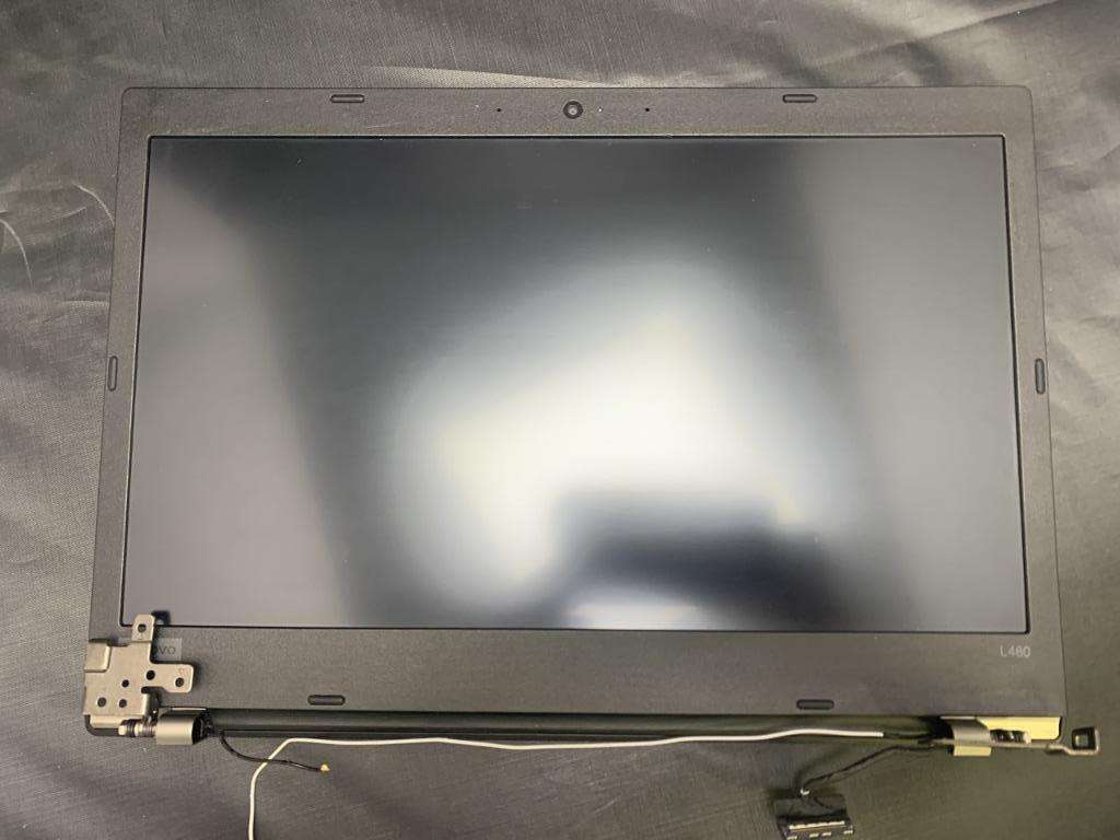Lenovo L480 Screen 14" with lid and hinges - 30-Pin Bottom-Right Connector