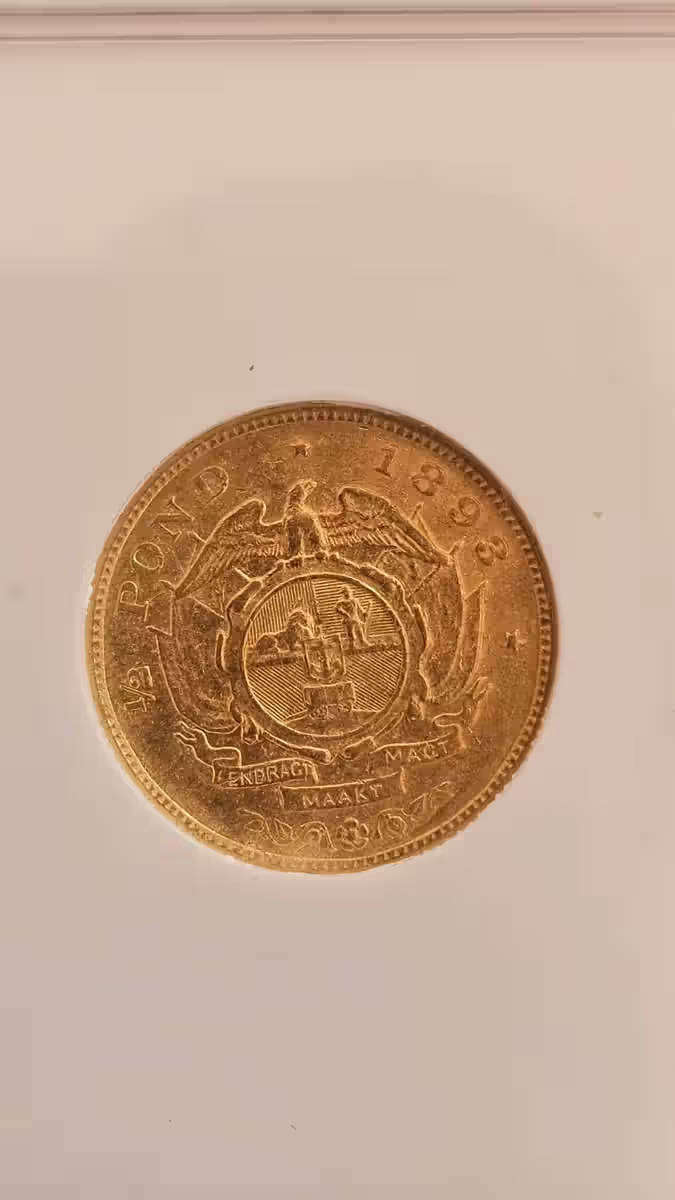 Very Rare 1893 1/2 POND XF45 (OLD NGC