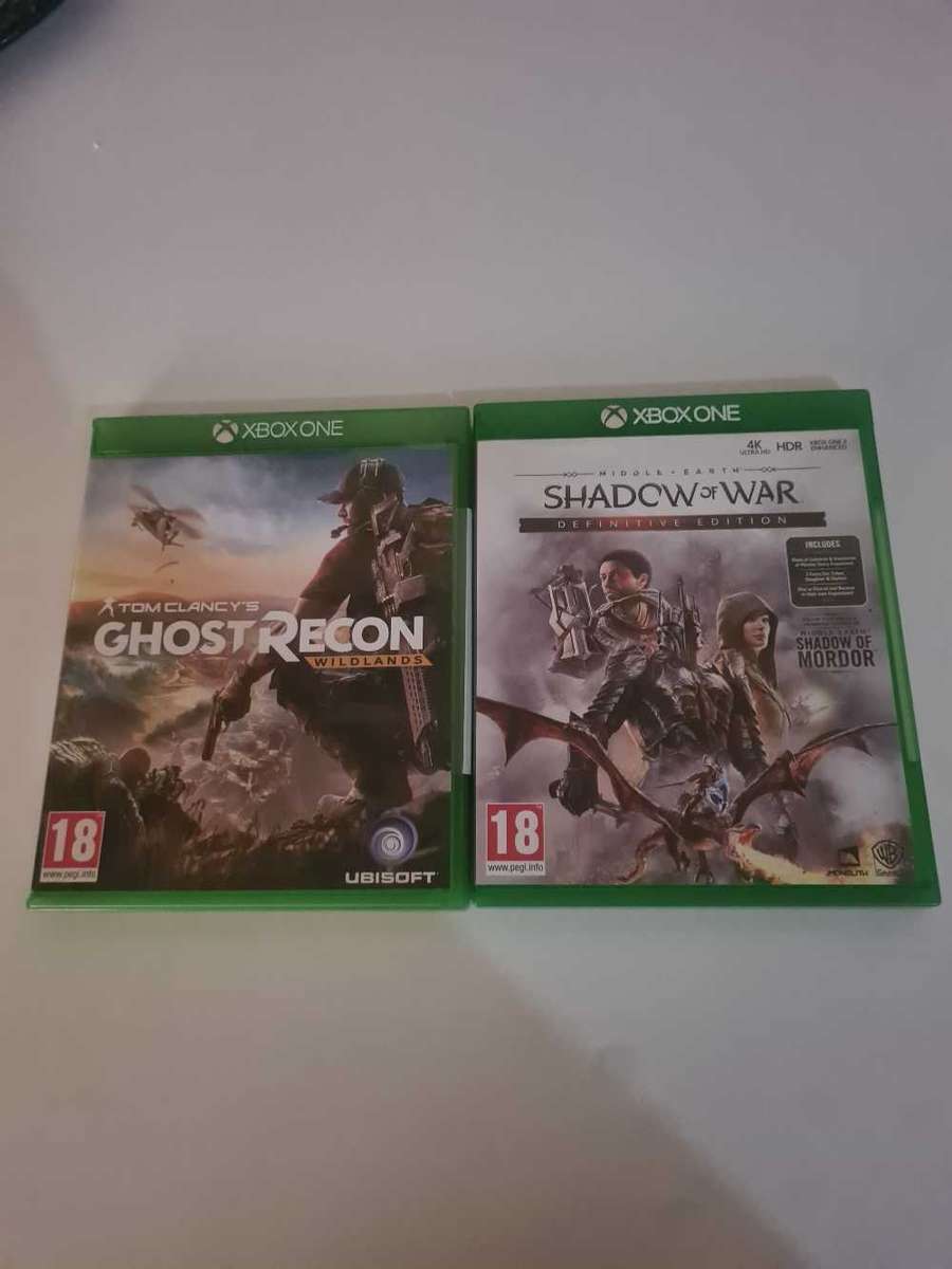 Ghost Recon: wildlands plus shadow of War: definitive Edition