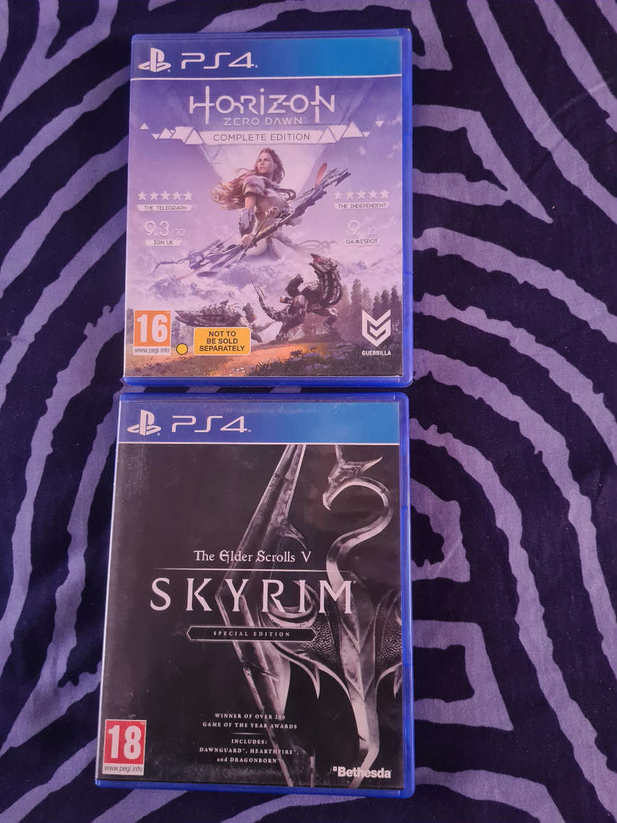 Skyrim and Horizon Zero Dawn