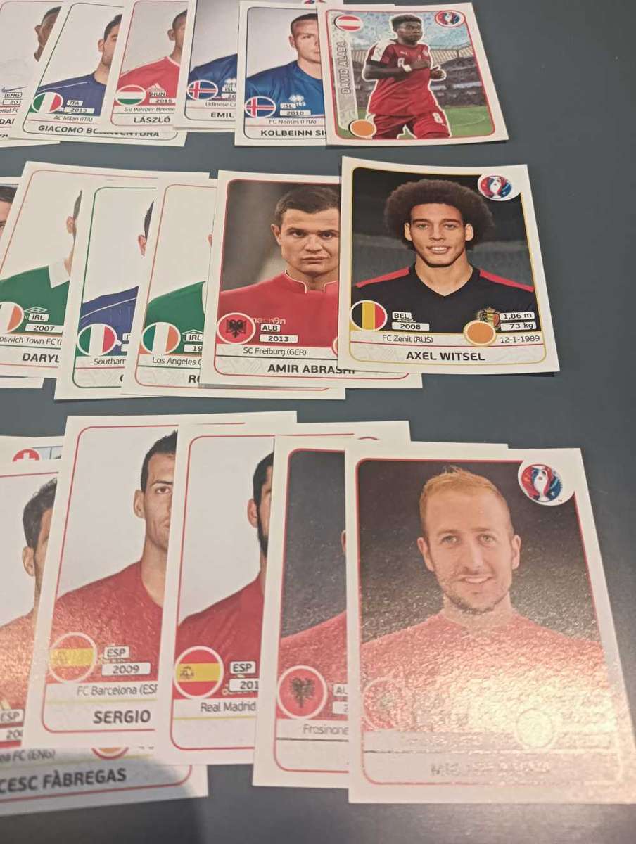 UEFA Euro 2016 Stickers x30 Lot 1