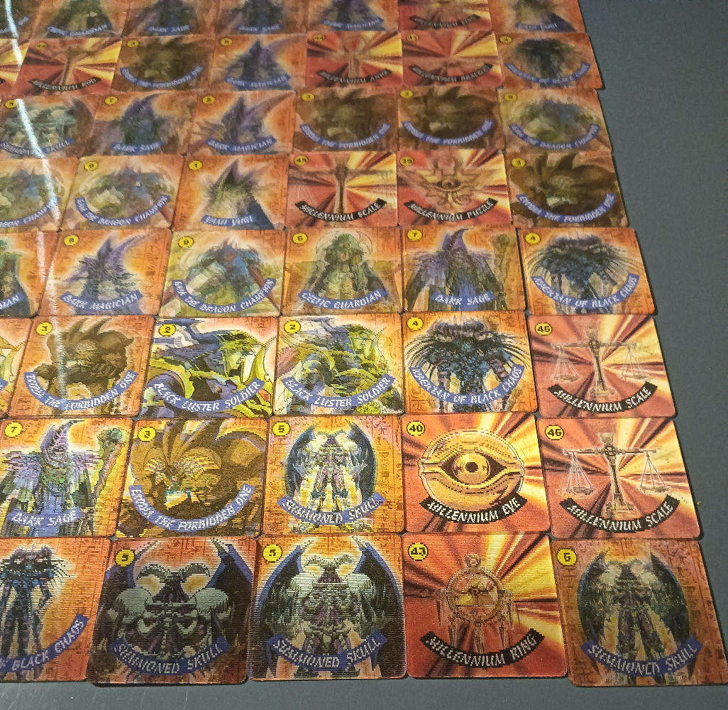 100x Yu-Gi-Oh Tazos Lot1
