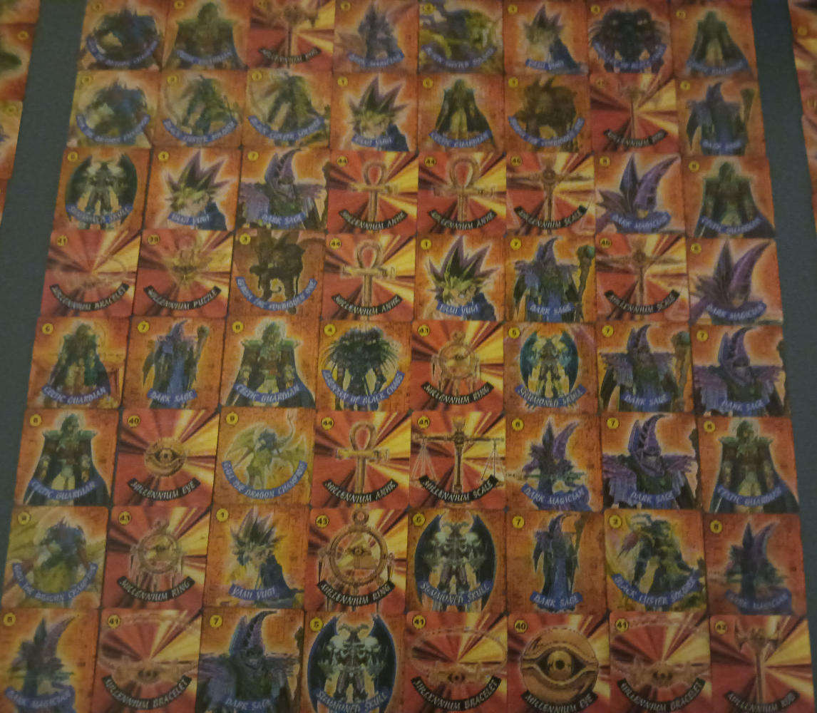 100x Yu-Gi-Oh Tazos Lot 4