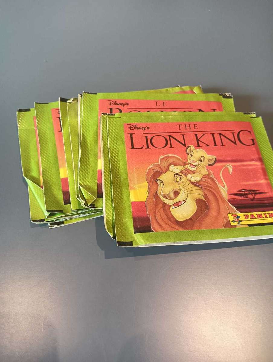 Lion king Panini Sticker Packets x14