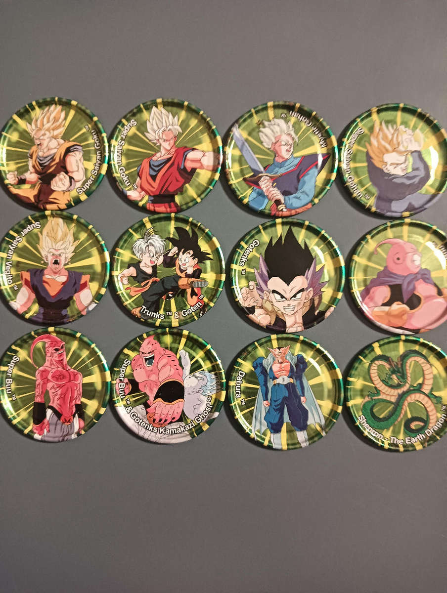 Dragon Ball Z Green DBZ Tazos Lot 2