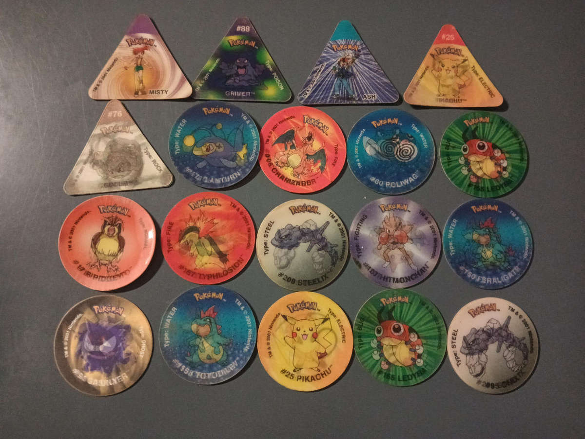 Pokémon 3D Tazos Mixed Lot 2