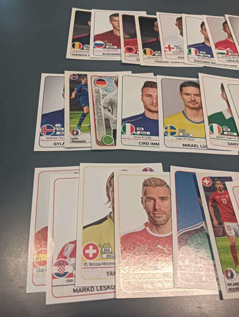 UEFA Euro 2016 Stickers x30 Lot 1