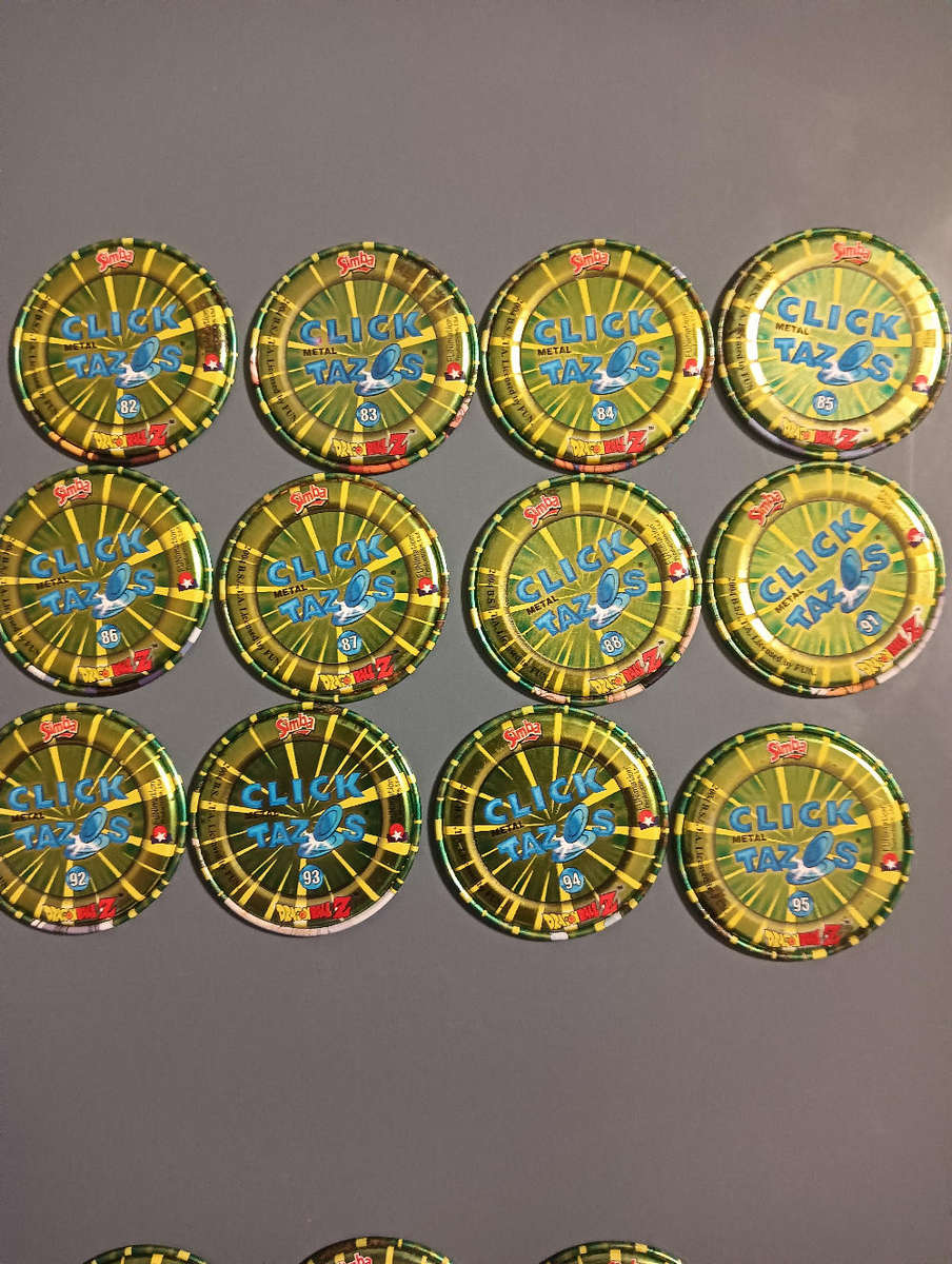 Dragon Ball Z Green DBZ Tazos Lot 2