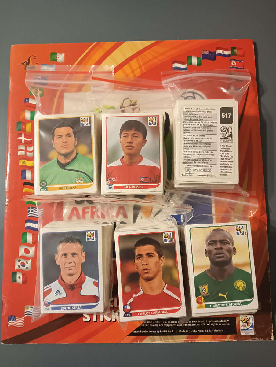 FIFA 2010 world cup panini album+ 800 stickers