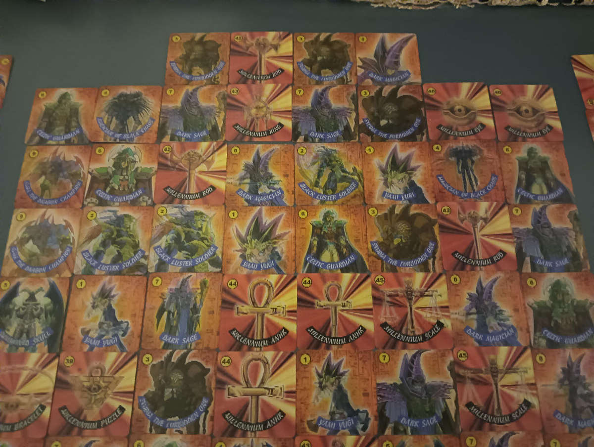 100x Yu-Gi-Oh Tazos Lot 4