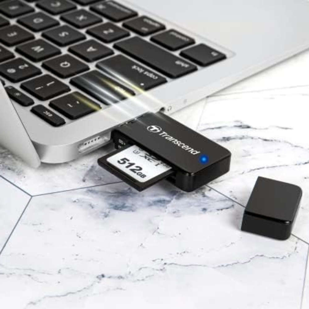 Transcend Card Reader - RDF5K - SD and MicroSD USB3.0 Memory Card Reader