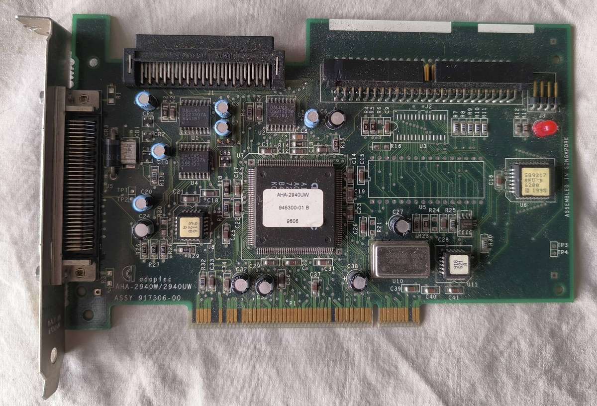 ADAPTEC AHA-2940W/2940UW ULTRA WIDE SCSI PCI CONTROLLER CARD