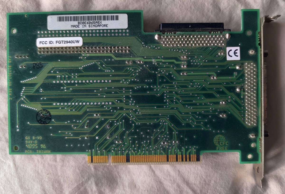 ADAPTEC AHA-2940W/2940UW ULTRA WIDE SCSI PCI CONTROLLER CARD