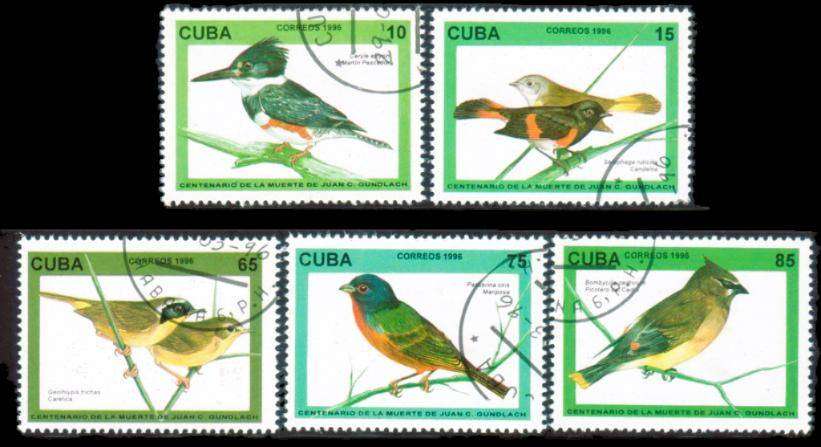 CUBA - 1996 - SG 4063-4067 - F/S - 5 V - USED - CV £3.75
