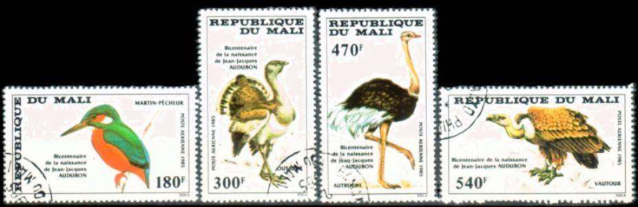 MALI - 1985 - SG 1073-1076 - F/S - 4 V - USED - CV £7.00